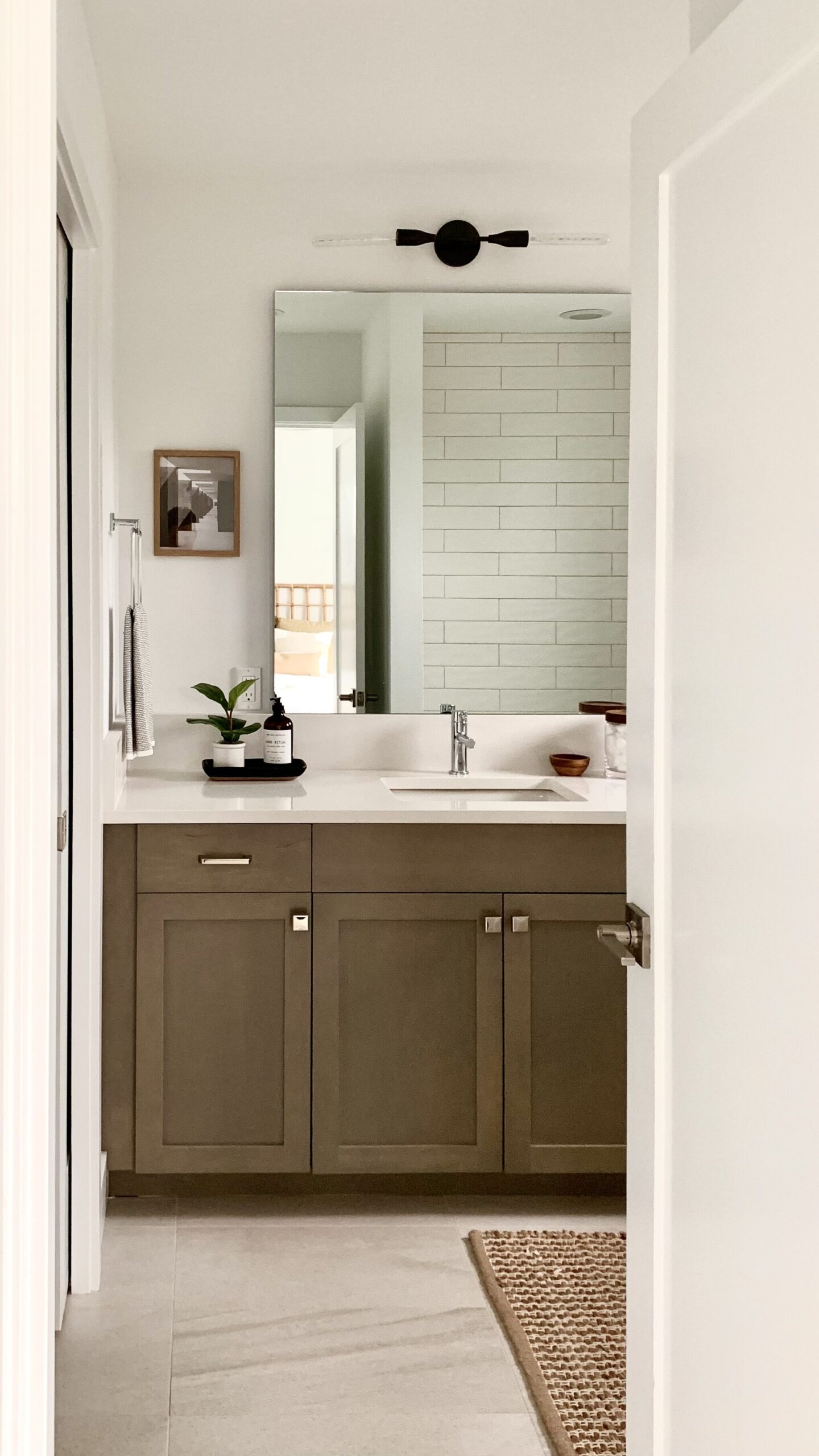 Finished bathroom remodel ready for handoff by Artbrick