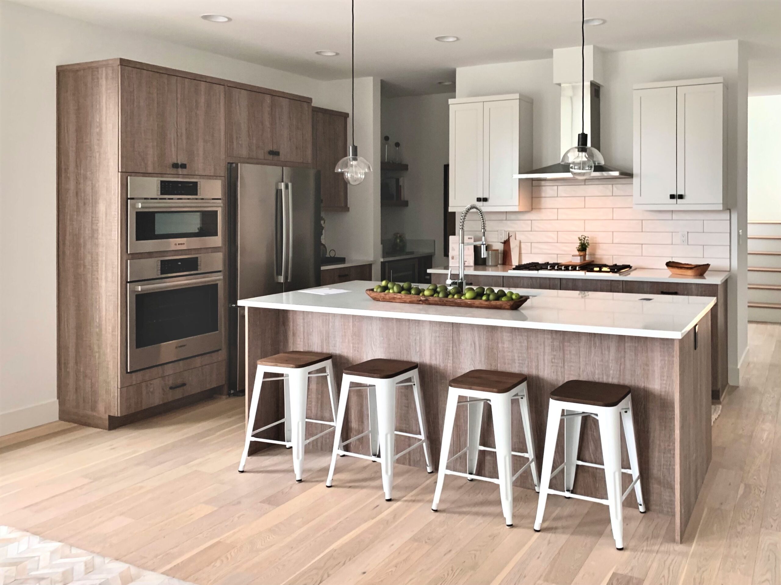 Kitchen remodel with cabinetry and tile work by Artbrick in Snohomish County